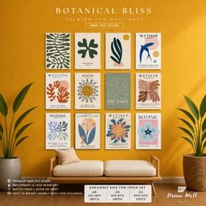 Botanical Bliss PVC Wallmate | 12pcs set