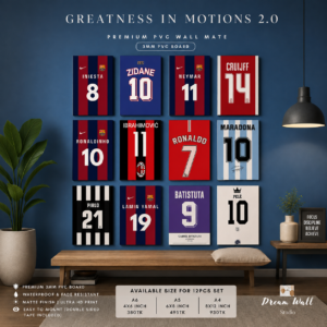 Greatness in Motions 2.0 PVC Wallmate | 12pcs set