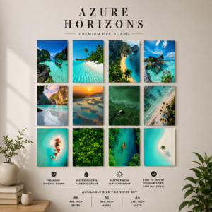 Azure Horizons PVC Wallmate | 12pcs set