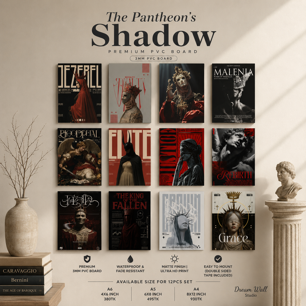 The Panthom's Shadows PVC Wallmate | 12pcs set