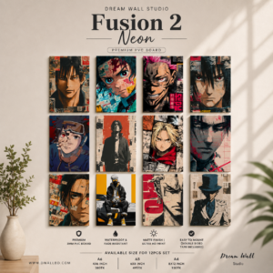 Neon Fusion 2.0 PVC Wallmate | 12pcs set