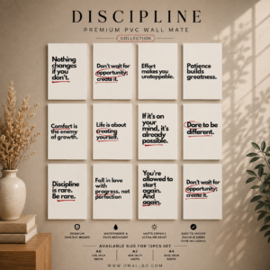 Discipline PVC Wallmate | 12pcs set