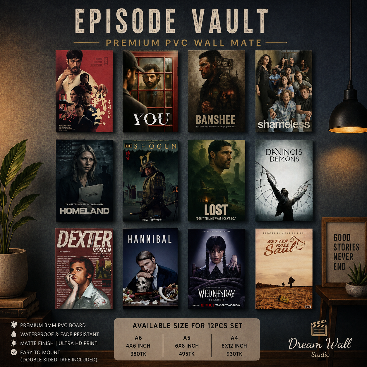 Episode Vault PVC Wallmate | 12pcs set