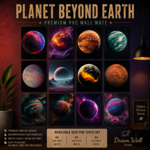 Orbit Beyond Earth PVC Wallmate | 12pcs set