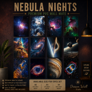 Nebula Nights PVC Wallmate | 12pcs set