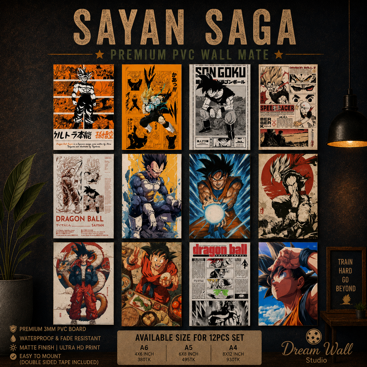 Sayan Saga PVC Wallmate | 12pcs set