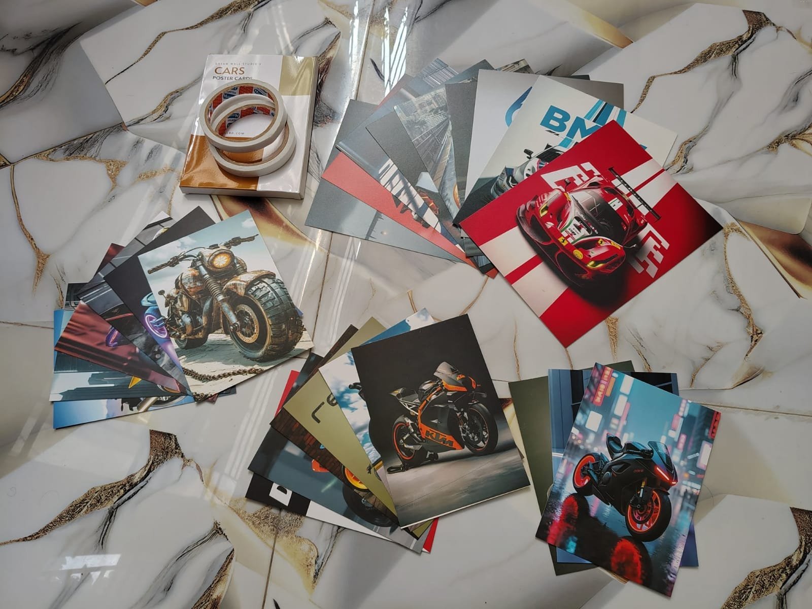 Overdrive Obsession Cars Poster Card Pack - 5