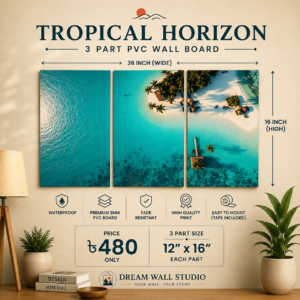 3 Part PVC Wallboard Set | Dream Wall Studio