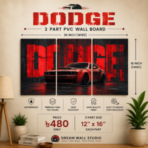 3 Part PVC Wallboard Set | Dream Wall Studio