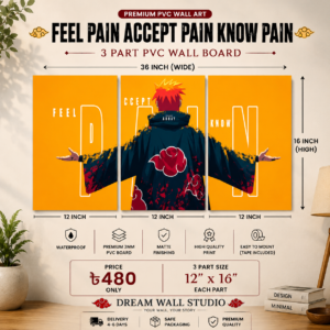 3 Part PVC Wallboard Set | Dream Wall Studio