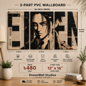 3 Part PVC Wallboard Set | Dream Wall Studio