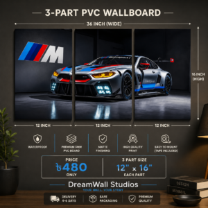 3 Part PVC Wallboard Set | Dream Wall Studio