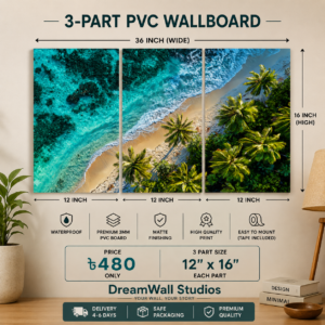 3 Part PVC Wallboard Set | Dream Wall Studio