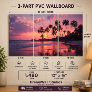 3 Part PVC Wallboard Set | Dream Wall Studio