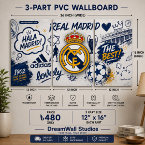 3 Part PVC Wallboard Set | Dream Wall Studio