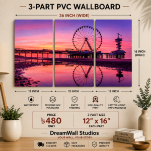 3 Part PVC Wallboard Set | Dream Wall Studio