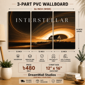 3 Part PVC Wallboard Set | Dream Wall Studio