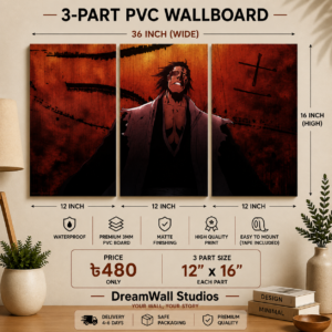 3 Part PVC Wallboard Set | Dream Wall Studio