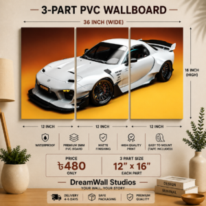 3 Part PVC Wallboard Set | Dream Wall Studio