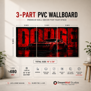3 Part PVC Wallboard Set | Dream Wall Studio