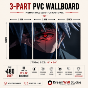 3 Part PVC Wallboard Set | Dream Wall Studio