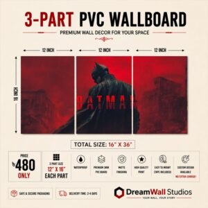 3 Part PVC Wallboard Set | Dream Wall Studio