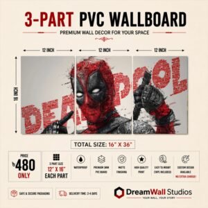 3 Part PVC Wallboard Set | Dream Wall Studio