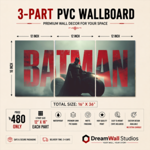 3 Part PVC Wallboard Set | Dream Wall Studio