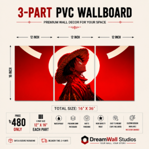 3 Part PVC Wallboard Set | Dream Wall Studio