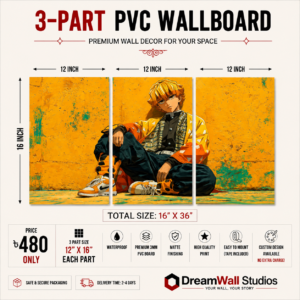 3 Part PVC Wallboard Set | Dream Wall Studio