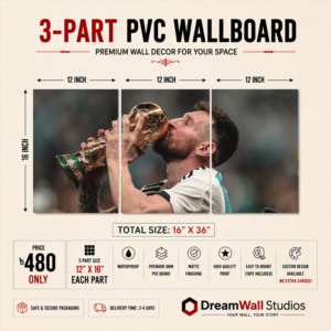3 Part PVC Wallboard Set | Dream Wall Studio