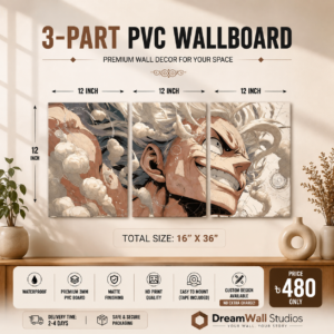 3 Part PVC Wallboard Set | Dream Wall Studio