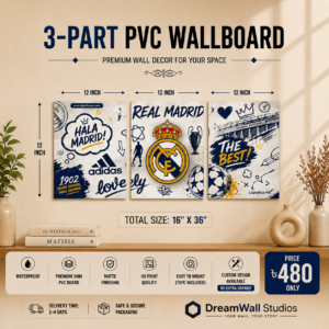 3 Part PVC Wallboard Set | Dream Wall Studio