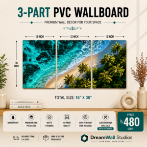 3 Part PVC Wallboard Set | Dream Wall Studio