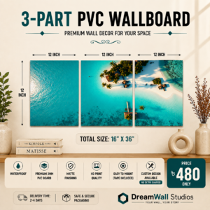 3 Part PVC Wallboard Set | Dream Wall Studio