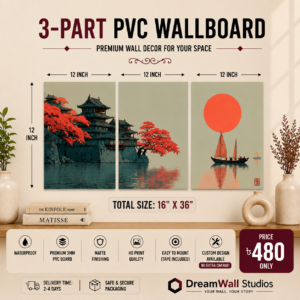 3 Part PVC Wallboard Set | Dream Wall Studio