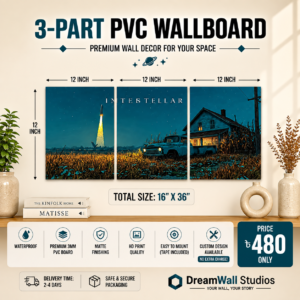 3 Part PVC Wallboard Set | Dream Wall Studio