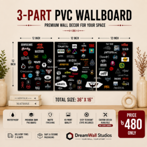 3 Part PVC Wallboard Set | Dream Wall Studio
