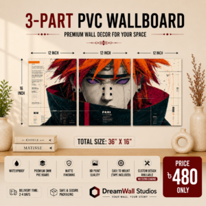 3 Part PVC Wallboard Set | Dream Wall Studio