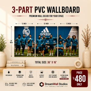 3 Part PVC Wallboard Set | Dream Wall Studio