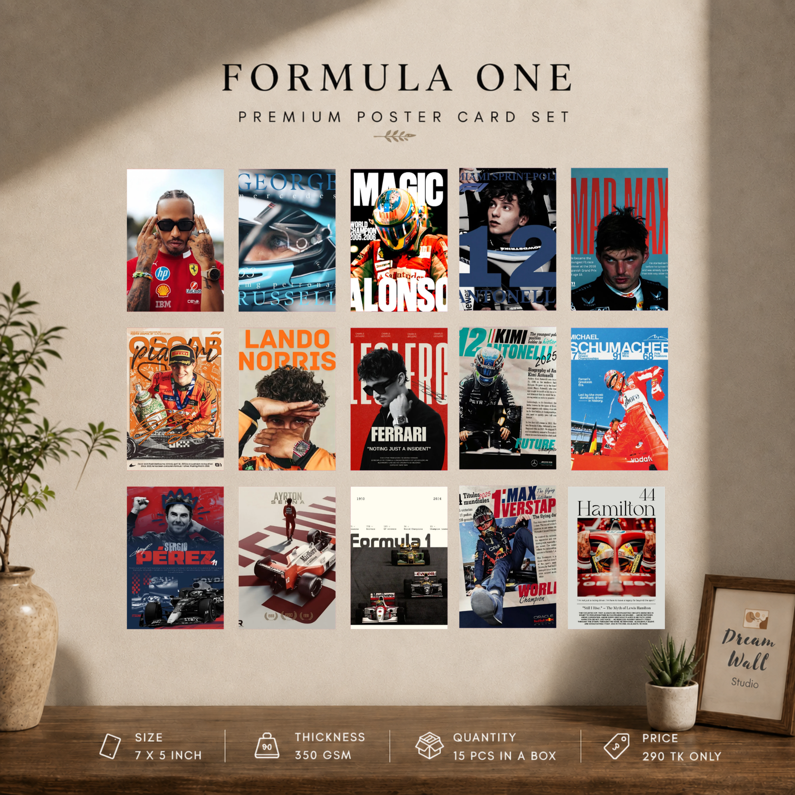 Formula One Poster Card Pack