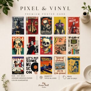 Pixel & Vinyl Poster Card Pack