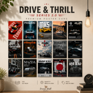 Drive & Thrill Series 2.0 Poster Card Pack