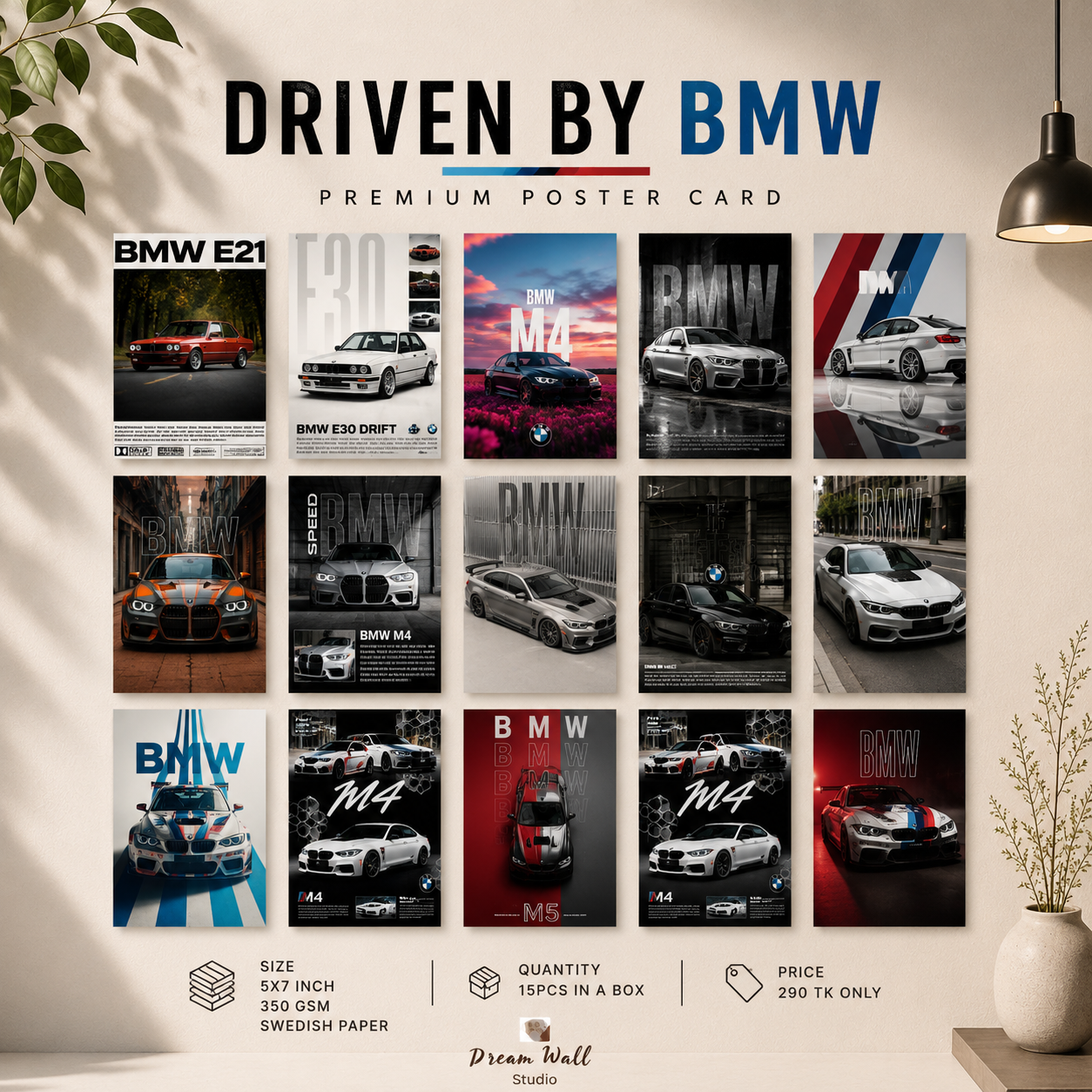 Driven by BMW Poster Card Pack