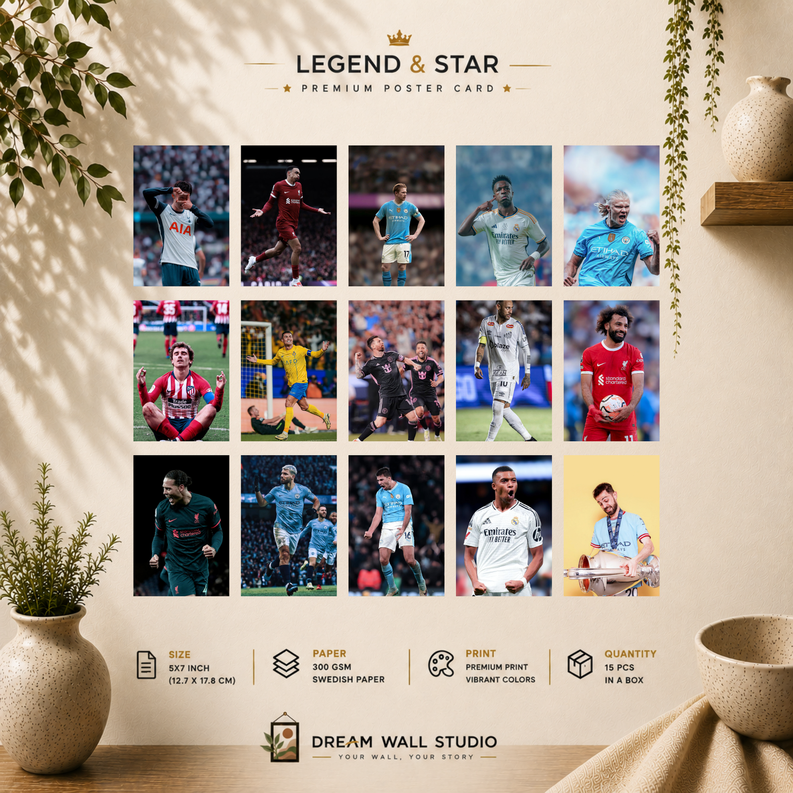Legends & Stars Poster Card Set