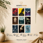 Aesthetic Motion Movie Poster Card