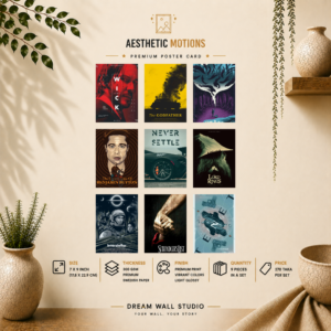 Aesthetic Motion Movie Poster Card