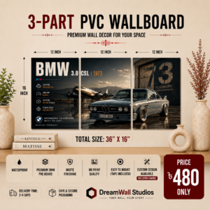 3 Part PVC Wallboard Set | Dream Wall Studio