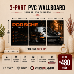 3 Part PVC Wallboard Set | Dream Wall Studio