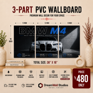 3 Part PVC Wallboard Set | Dream Wall Studio